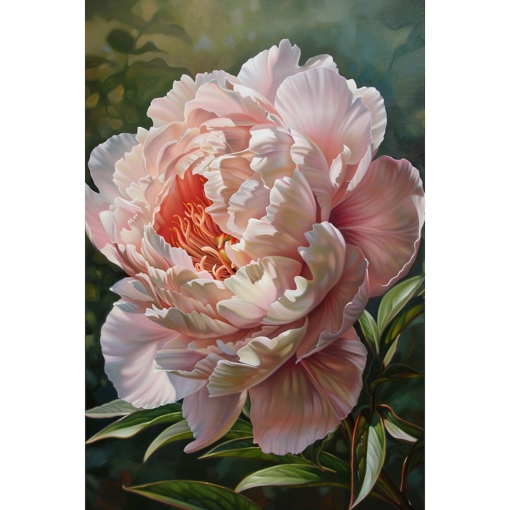 Peony Oil Canvas