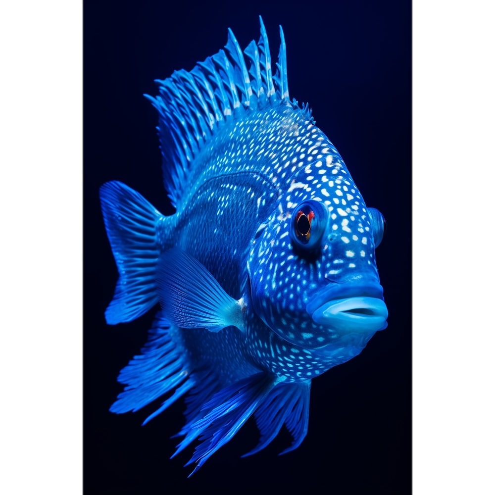 Blue Fish Canvas
