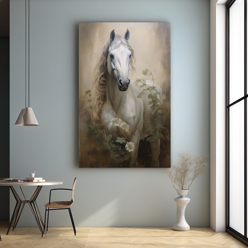 Horse Portrait Painting