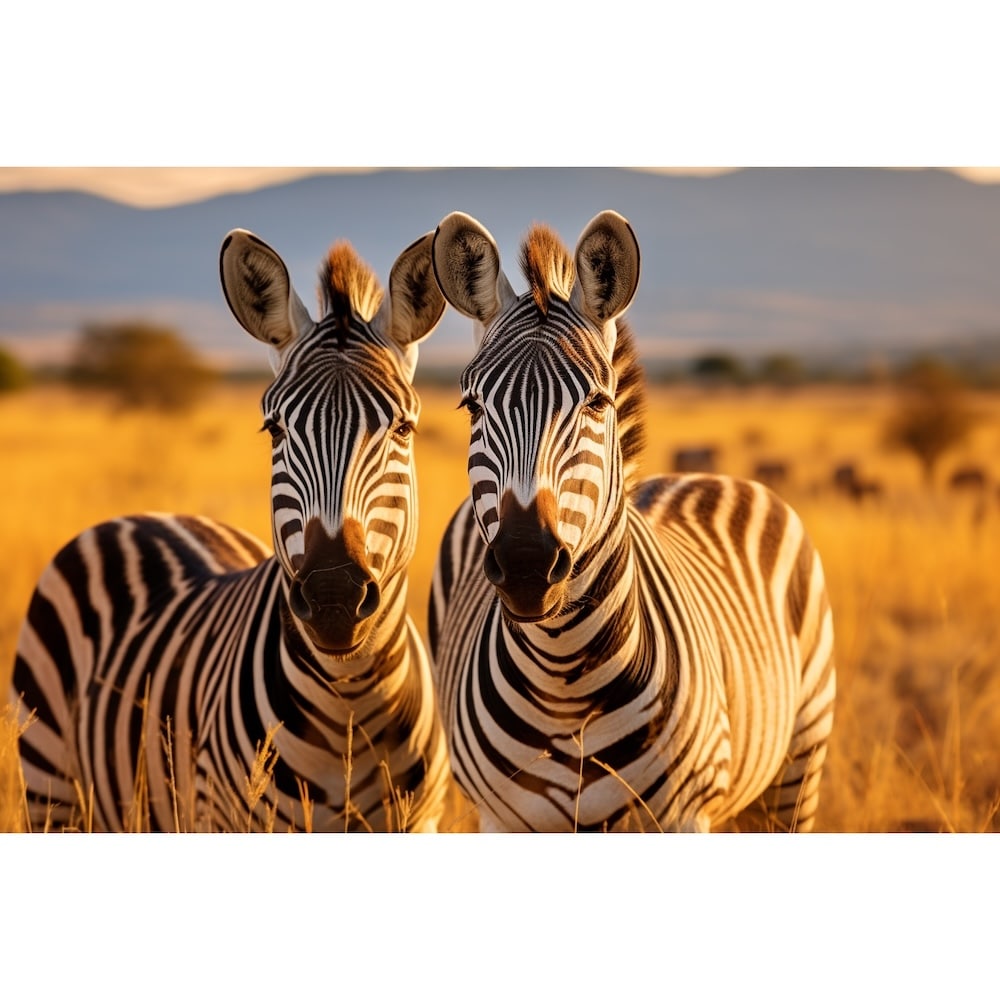 Large Zebra Painting