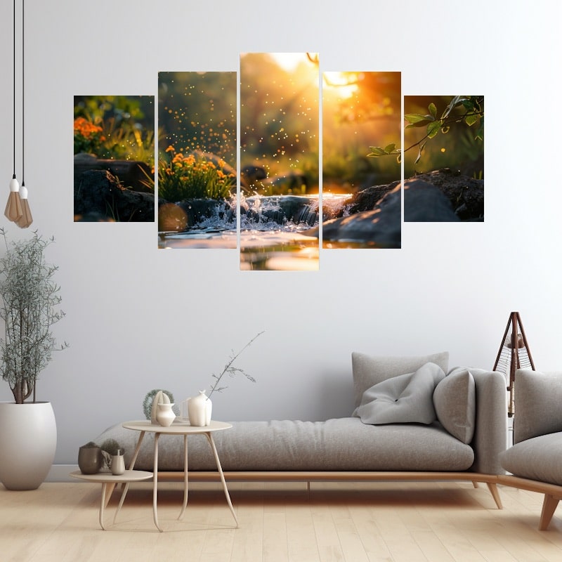 Large Landscape Canvas Painting