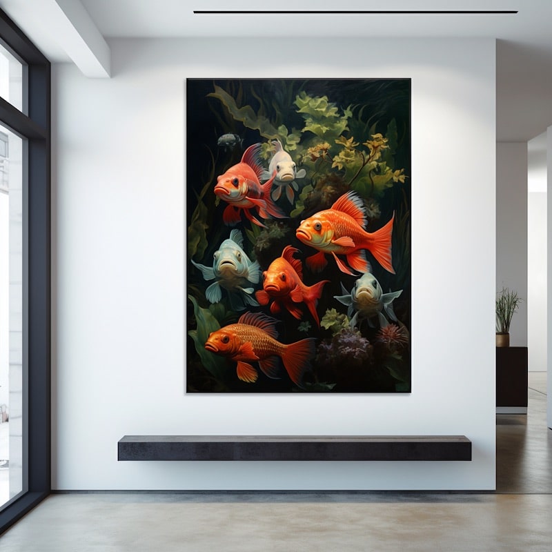 Fish Oil Painting