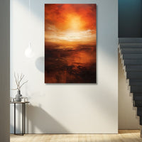 Thumbnail for Sunset Abstract Oil Painting