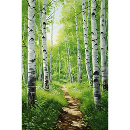 Birch Tree Acrylic Canvas