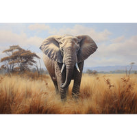 Thumbnail for Acrylic Canvas of Elephant