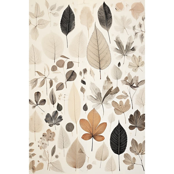 Leaf Wall Painting