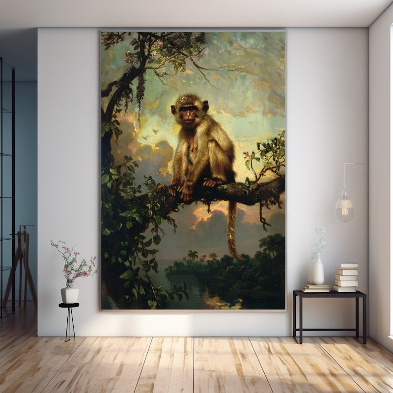 The Monkey Painting