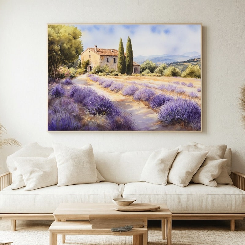 Watercolor Painting of Landscape