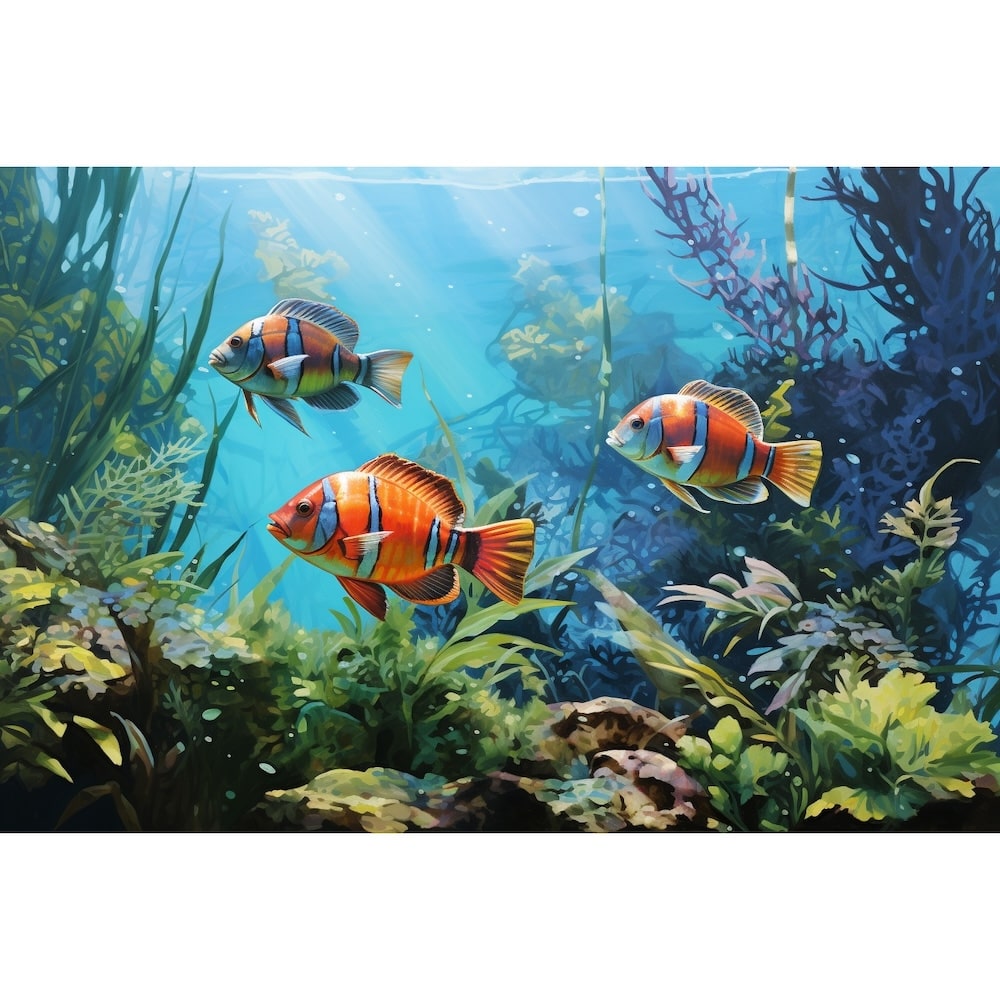 Aquarium Fish Canvas