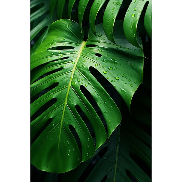 Tropical Leaf Painting