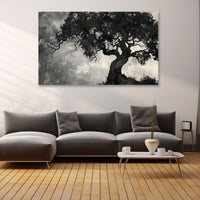 Thumbnail for Black and White Tree Canvas