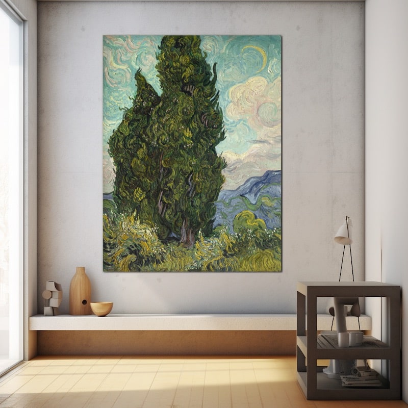 Van Gogh Painting of Trees