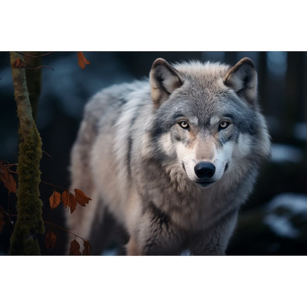 Grey Wolf Canvas