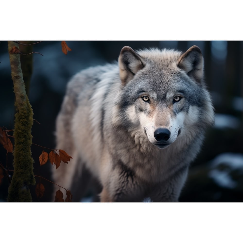Grey Wolf Canvas