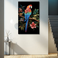 Thumbnail for Hibiscus Parrot Painting