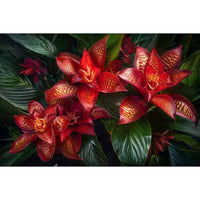 Thumbnail for Canvas with Red Flowers