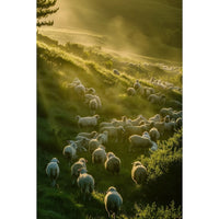 Thumbnail for Sheep in a Field Canvas