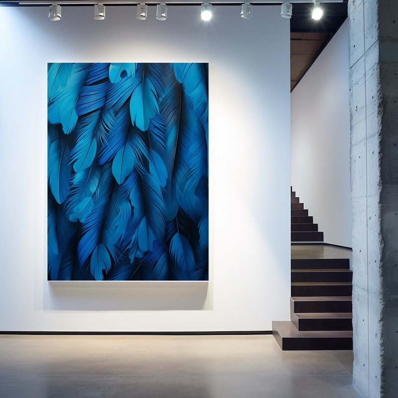 Bird Feather Painting