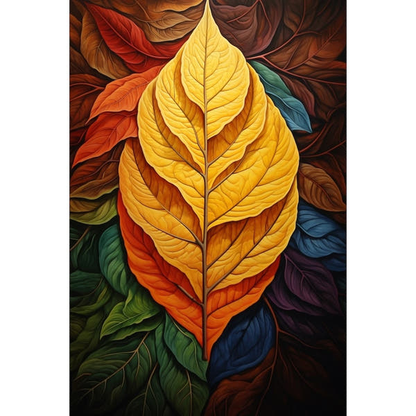 Leaf Art Canvas