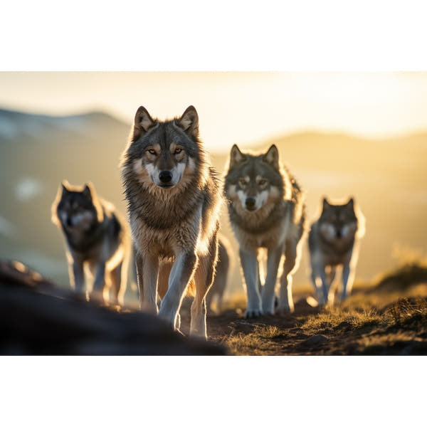 Wolf Canvas Image