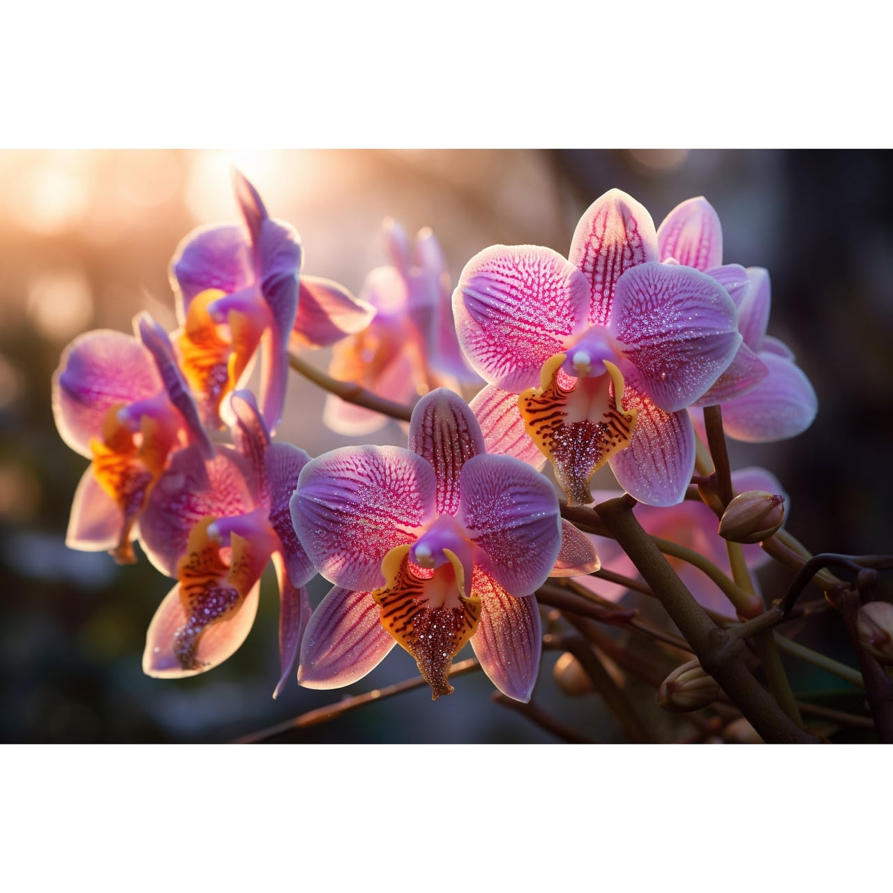 Purple Orchid Painting