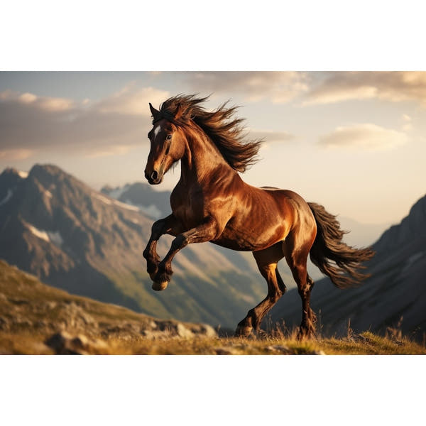 Canvas with Horse