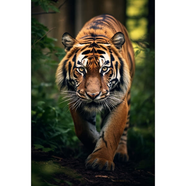 Canvas of Tiger in the Jungle