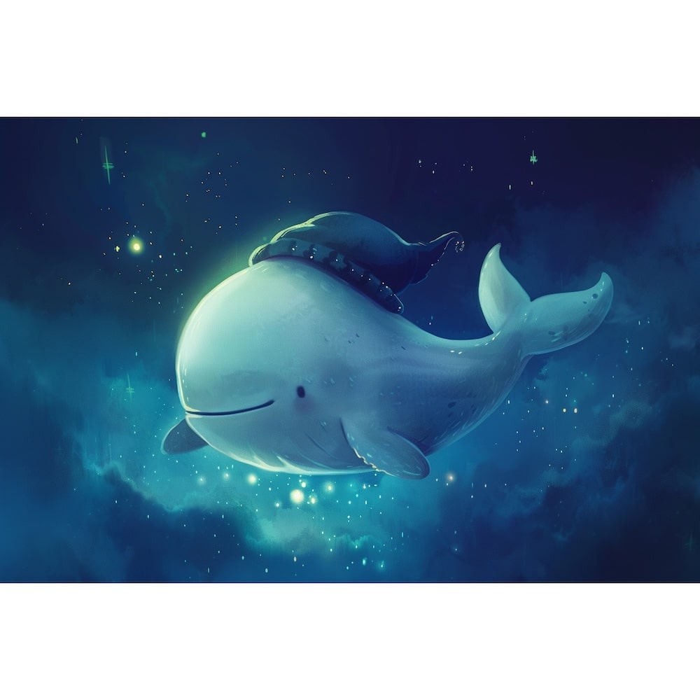 Blue Whale Canvas