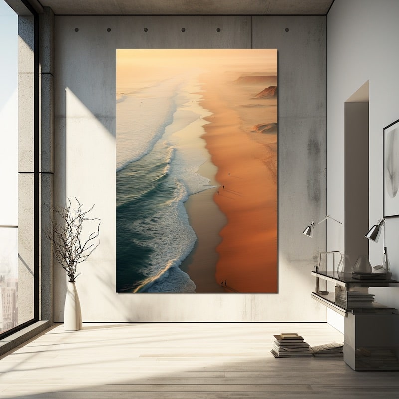 Aerial Beach Painting