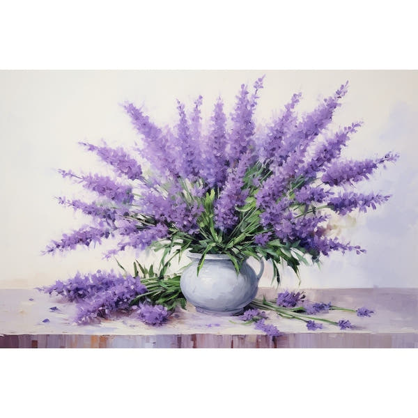 Lavender Bouquet canvas