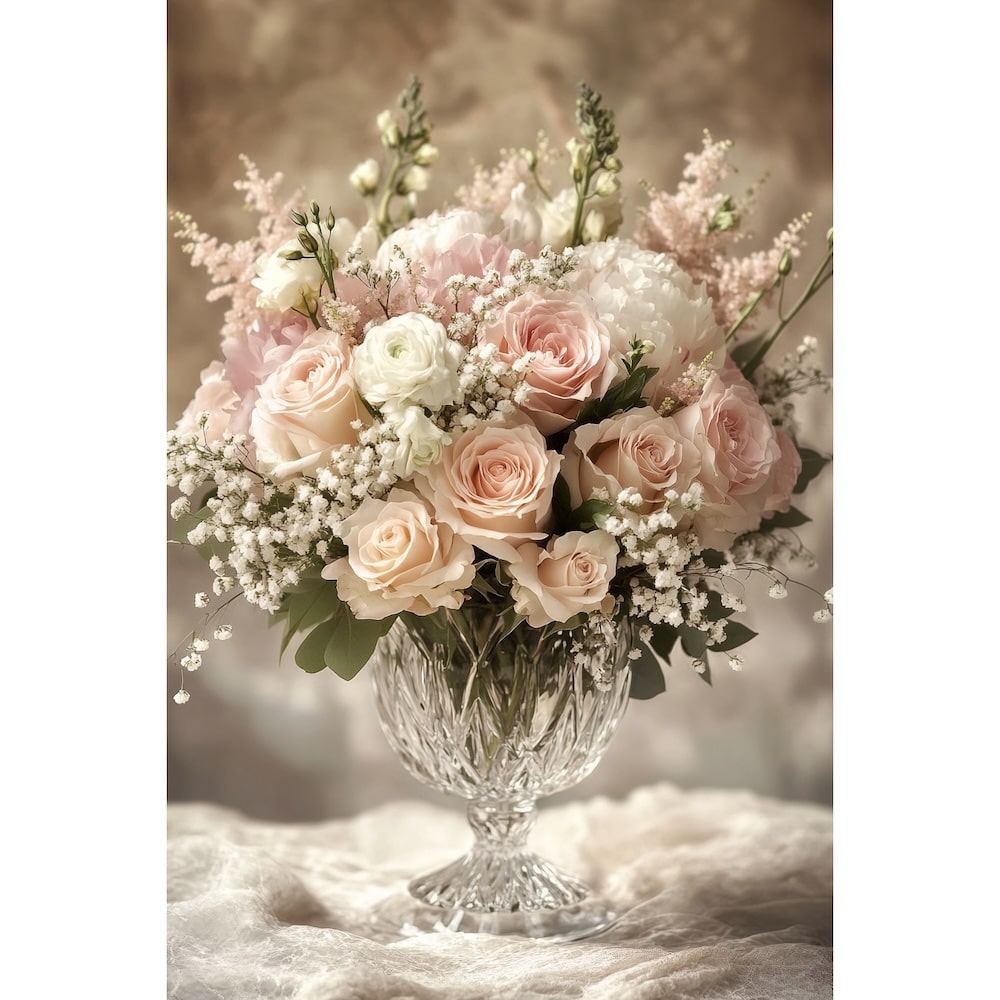 Wedding Flowers Canvas