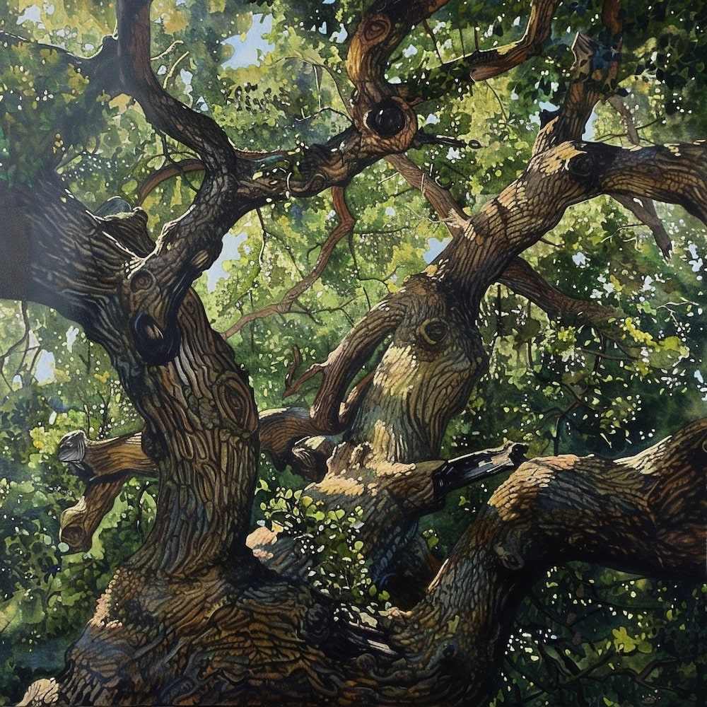 Tree Branch Painting Art
