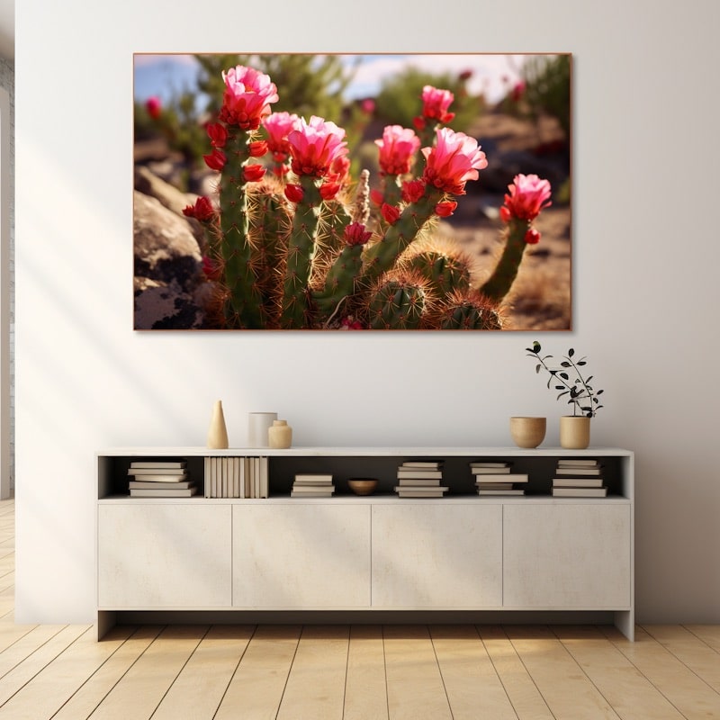 Aesthetic Cactus Painting