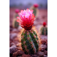 Thumbnail for Flowering Cactus canvas