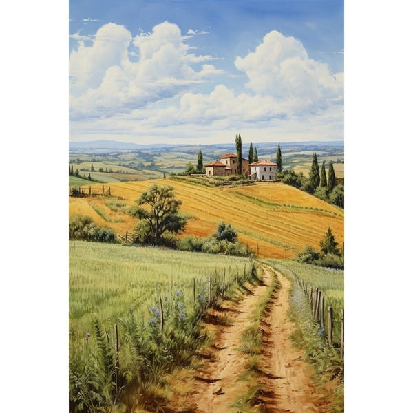 Canvas of Tuscany Countryside