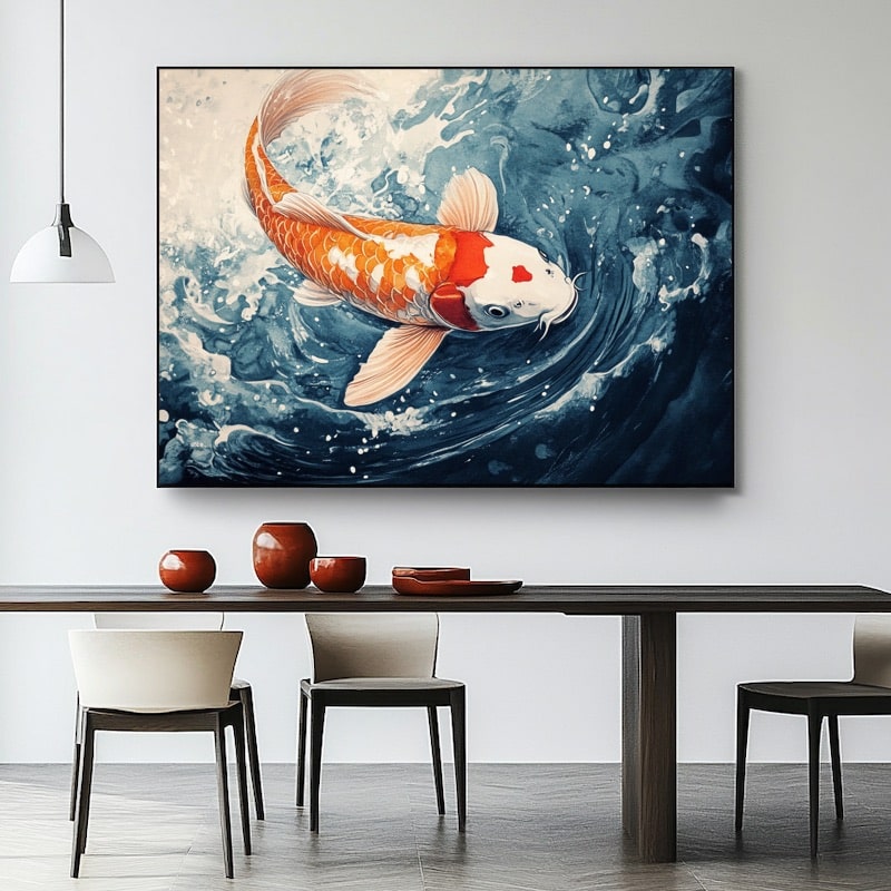 Koi Carp Fish Painting