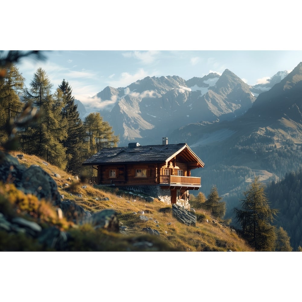Mountain House Canvas