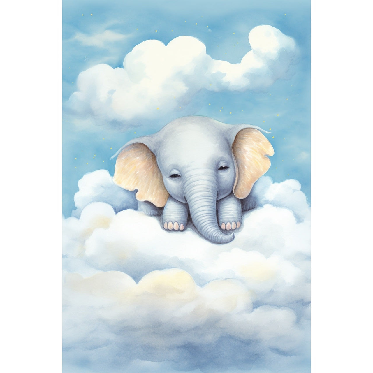 Elephant Canvas for Nursery