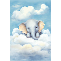 Thumbnail for Elephant Canvas for Nursery