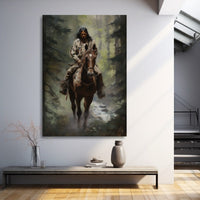Thumbnail for Indian on a Horse Painting