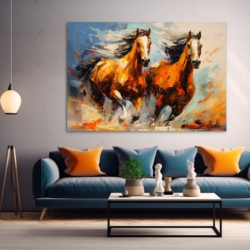 Modern Art Horse Painting