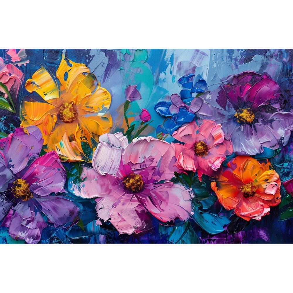 Flower Abstract Art Canvas