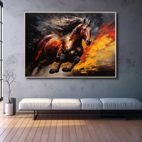 Thumbnail for Horse Painting in Acrylic