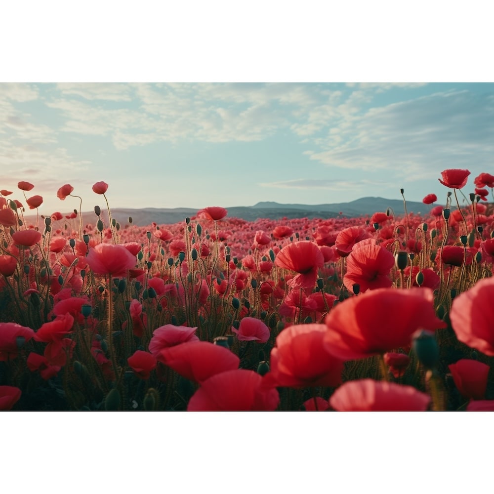 Canvas of Poppies Image