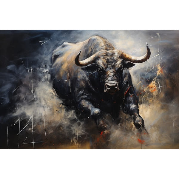 Bull Artwork Canvas