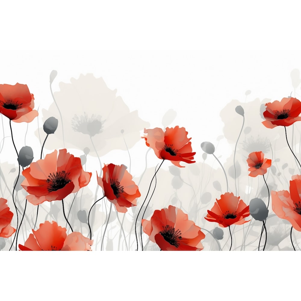 Poppy Painting Print