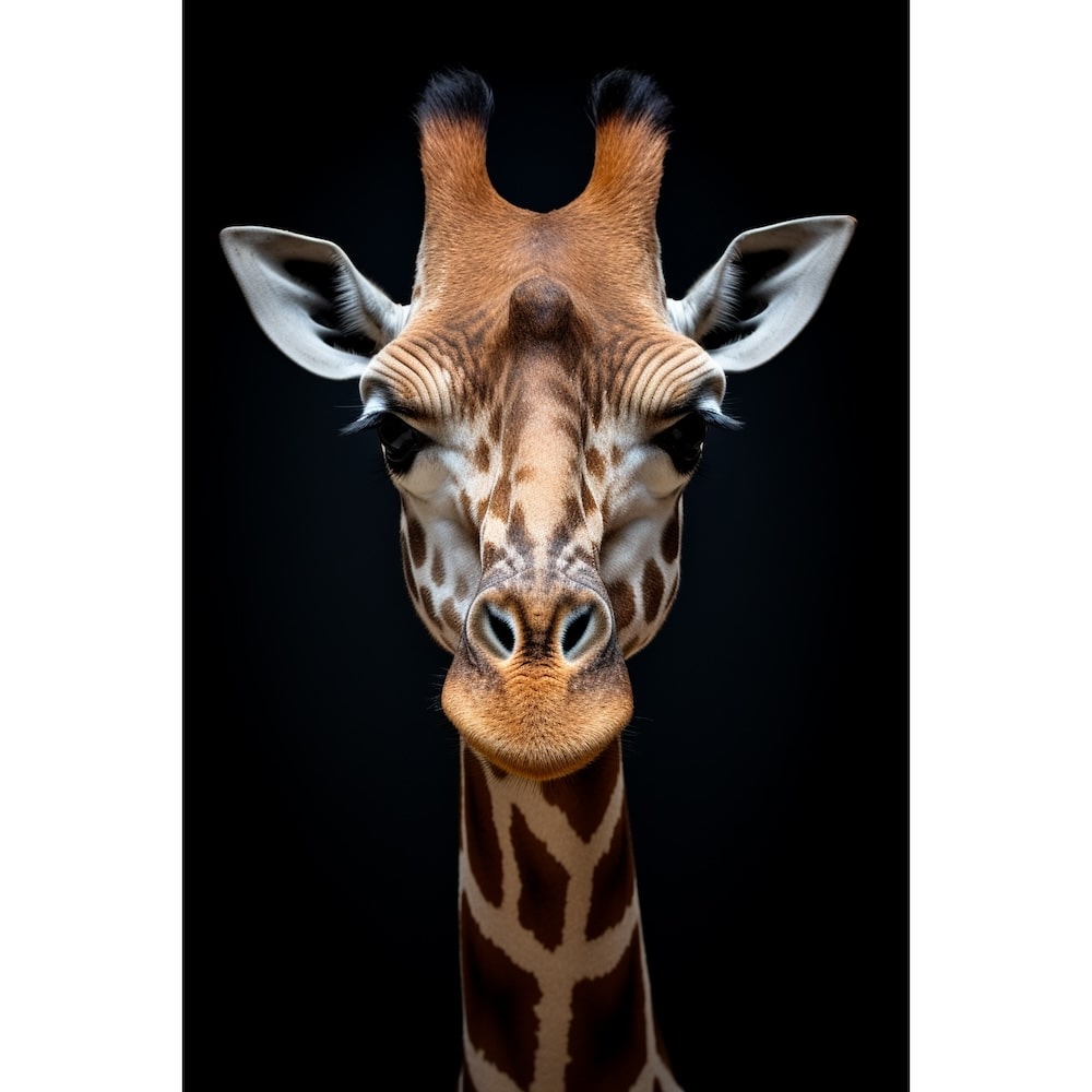 Long Giraffe Painting