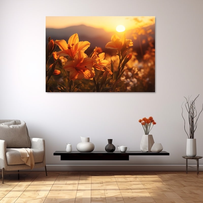 Nature Sunset Painting