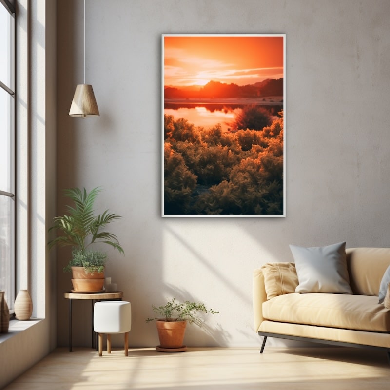 Sunset Orange Painting