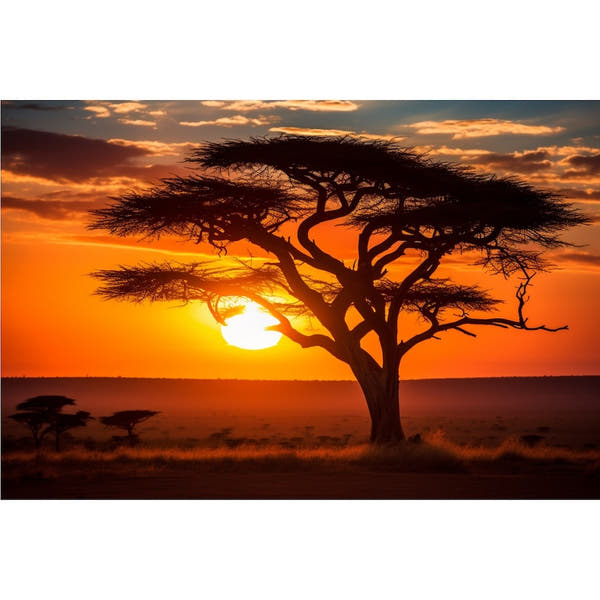 Savannah Sunset canvas